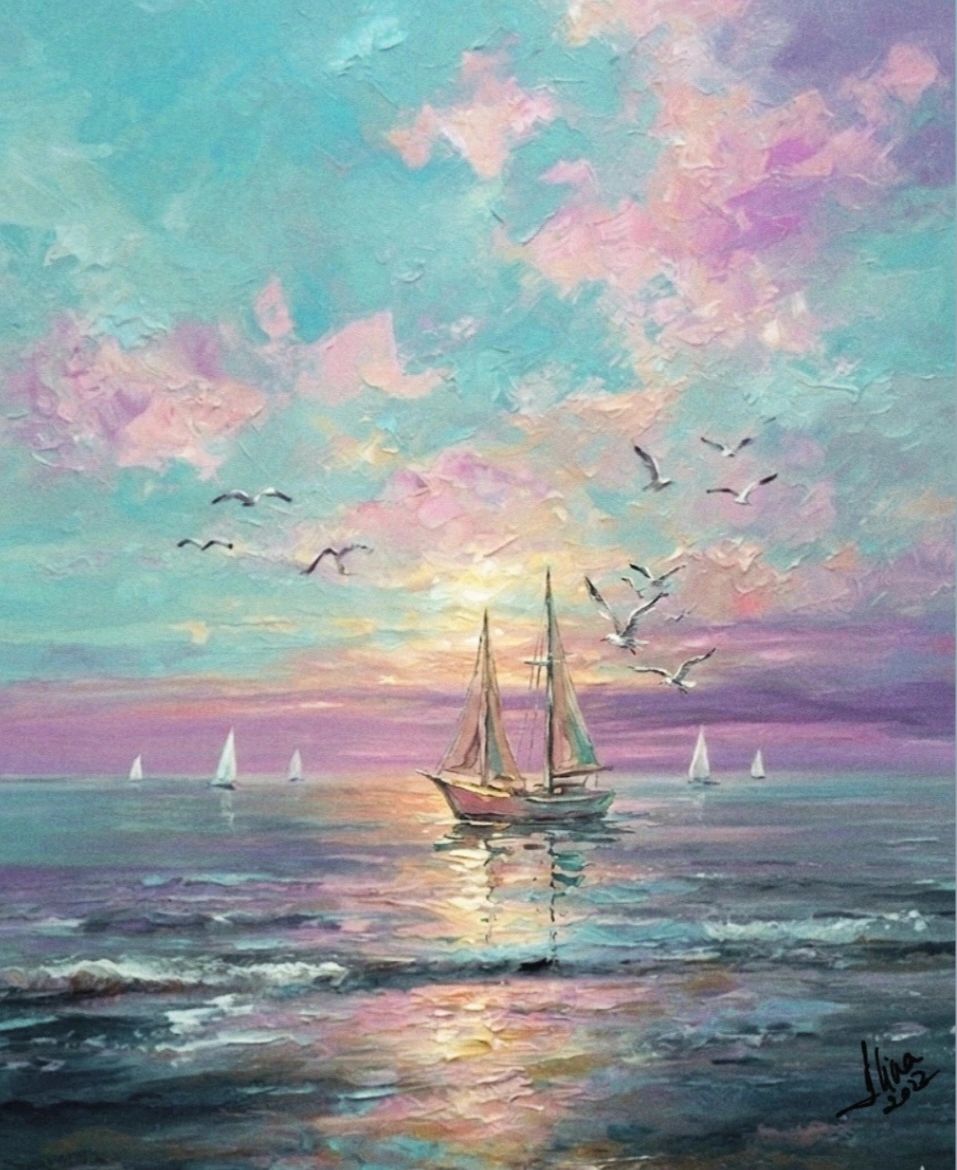 ArteDiAlina.com painting: Coming home ...